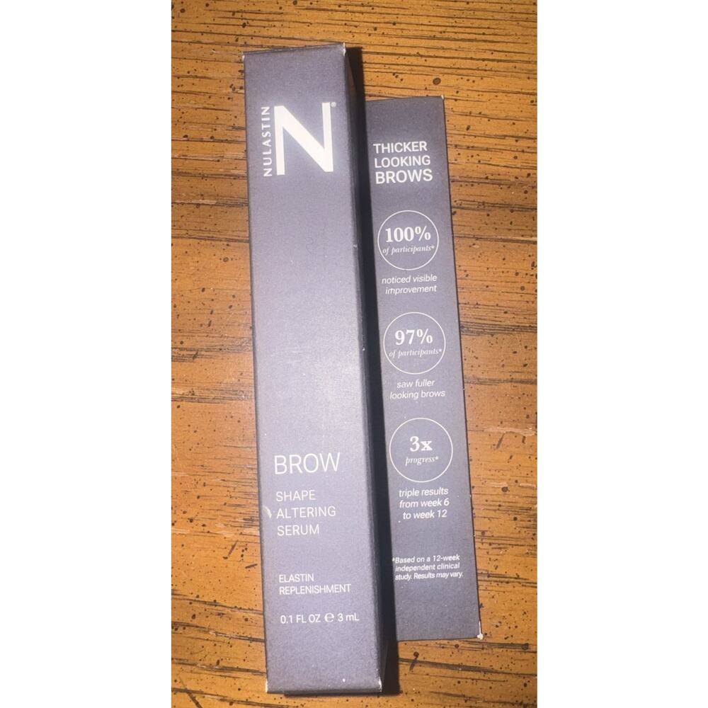 Nulastin Brow Shape Altering Serum 0.10 fl oz (3mL) - NEW